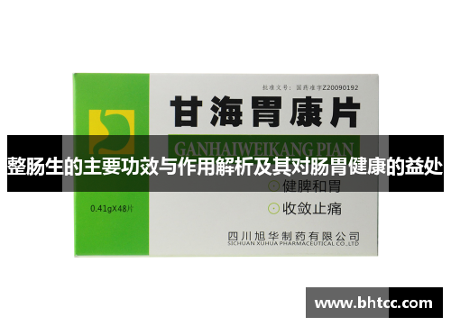 整肠生的主要功效与作用解析及其对肠胃健康的益处